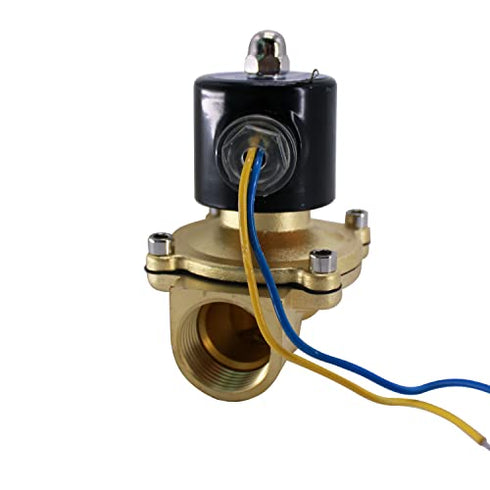 HFS (R) 12v Dc Electric Solenoid Valve Water Air Gas, Fuels N/c - 1/4IN NPT Available (12V DC 1/4IN NPT)