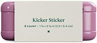 Welly Bandages - Kicker Sticker, Hydrocolloid, Adhesive, Heel Blister Protection, Clear - 8 ct