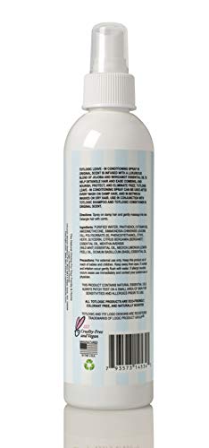 TotLogic Kids Detangler Hair Spray and Toddler Leave In Conditioner - Naturally Scented with Essential Oils - Original, 8 oz