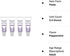 Crest 3D White Brilliance Advanced Whitening Travel Size Toothpaste, .85 oz. (Pack of 4)