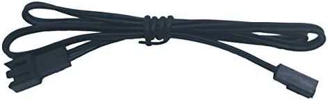 Litever 20 Inches Extension Cable 22 awg, Male to Female, ONLY for Litever Under Cabinet Lighting Kit LL-013 Series. 16 Cable Tiers Included (5-Pack-20 Inches)
