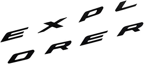 3D Letters ABS Front Hood Emblem Explorer Hood Letters Logo for Explorer 2011-2021-2022
