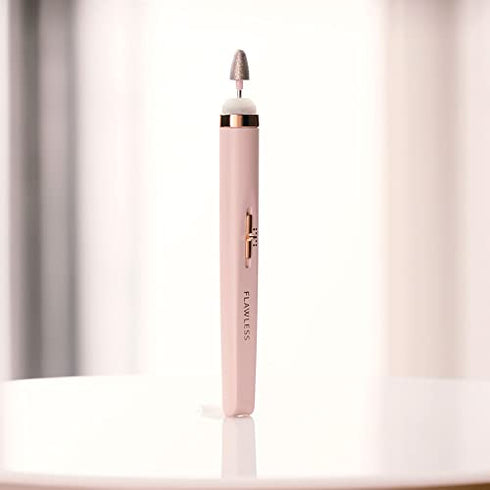 Finishing Touch Flawless Salon Nails Kit, Electronic Nail File and Full Manicure and Pedicure Tool