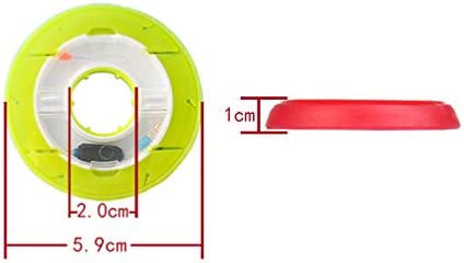 10 Pcs Silicone Fishing Line Storage Holders Fishing Snell Rigs Gear Spool Tenkara Line Keeper, Random Color