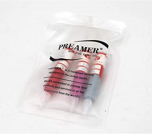 Preamer 7pcs 5 Gram Diamond Abrasive Paste Needle Tube Grinding Polishing Lapping Compound for Fine to Final Polishing for Jewelry, Metal, Ring, Gemstone, Glass, Grits 1000# 10000#