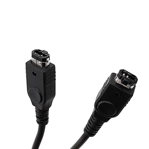 GBA SP Link Cable, 2 Player Game Link Cable Compatible with Nintendo Gameboy Advance SP/Gameboy Advance, 3.9Ft Black