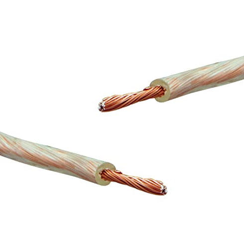 RCA Speaker Wire, Speaker Bare Cable to RCA Plug, Gold Plated RCA Connector High Level OFC Audio Cable Open End for Amplifiers Subwoofer - DIY, 2 M