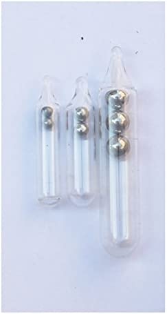 glass rattle 50 Worm Jig Fishing Lure Insert Tube Rattles Shake Attract Fly Tie Tying