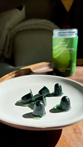 Chlorophyll Gummies – Energy Boost | Immune System Support | Internal Deodorant | With Ashwagandha | 0 Sugar, Vegan, 50% More Potent than (Pills, Liquid, Water Drops, Tablets, or Capsules) Apple Taste