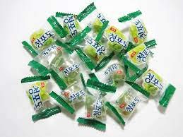 Korean Candy K FOOD Green Grape Flavor Hard Candy (153g 5.39oz)