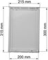 Vent Systems 8'' x 12'' Inch Access Panel - Easy Access Doors - ABS Plastic - Access Panel for Drywall, Wall and Ceiling Electrical and Plumbing Service Door Cover