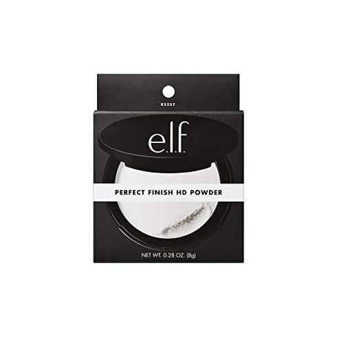 e.l.f, Perfect Finish HD Powder, Convenient, Portable Compact, Fills Fine Lines, Blurs Imperfections, Soft, Smooth Finish, Anytime Wear, 0.28 Oz