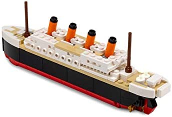 Brick Loot Titanic Building Bricks Set (Mid Sized 217 Pieces) 100% Compatible, fits Lego and Other Major Brands