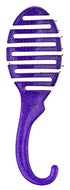 Wet Brush Hair Brush Shower Detangler, Purple Glitter Color, Shower Hair Brush with Soft Bristles Minimizes Pain and Protect Against Split Ends and Breakage for Men, Women, and Kids