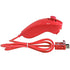 OSTENT Motion Based Wired Nunchuck Controller for Nintendo Wii Console Video Game (Red)