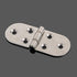 4Pcs 90 Degree Solid Hinge ?Cabinet Door Hinges, Flush Cabinet Hinges? with Screws ?Silver?