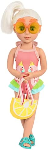 Glitter Girls - Ray of Light Swimsuit Outfit -14-inch Doll Clothes– Toys, Clothes & Accessories for Girls 3-Year-Old & Up