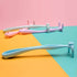 YaPoola Colorful Design Dental Floss Handle 3 Counts for Adults and Kids Teeth Cleaning Interdental Brush Unflavored Floss Picks floas Holder Reusable Flosser