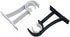 Curtain Rod Holders, Curtain Rod Bracket Set of 4 Rod Brackets White Heavy Duty Single Drapery Rod Holder With Screws, Curtain Holders Hooks For Wall Curtain Brackets For 1-1.2 Inch Curtain Rod