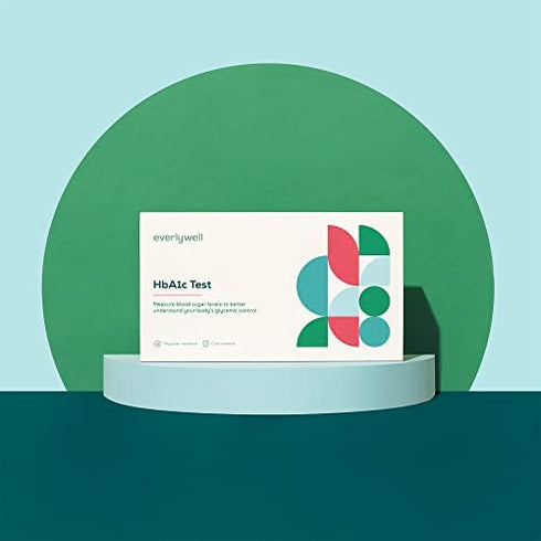 Everlywell HbA1c Test - at-Home Collection Kit Measures Hemoglobin A1c - Accurate Results from a CLIA-Certified Lab Within Days - Ages 18+