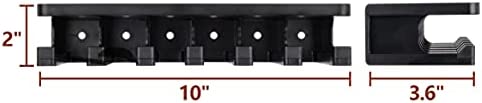 Adoreal Solid ABS Standard PMAG Rack Wall Mount with Storage Shelf, Mag Holder Wall Mount, Wall Magazines Display