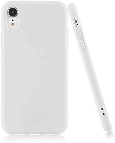 for iPhone XR White Case, technext020 Shockproof Ultra Slim Fit iPhone 10R Cover TPU Soft Gel Rubber Cover Shock Resistance Protective Back Bumper for Apple iPhone XR White