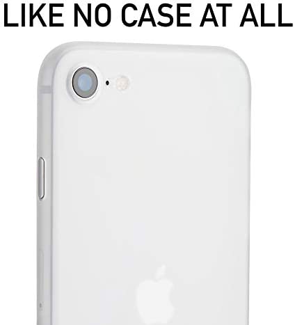 totallee Thin iPhone SE Case, Thinnest Cover Ultra Slim Minimal - for Apple iPhone SE (2020 and 2022) (Frosted Clear)