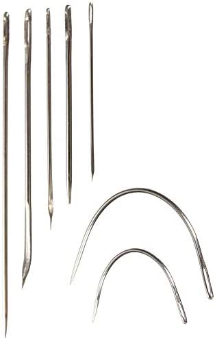 Vitoki Heavy Duty Hand Sewing Needles Kit for Home Upholstery Carpet Leather Canvas Repair by Vitoki, Pack of 7