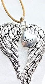Dad Memorial Angel Wings Christmas Ornament Sympathy Bereavement Keepsake In Memory of Father Gift