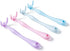 YaPoola Colorful Design Dental Floss Handle 3 Counts for Adults and Kids Teeth Cleaning Interdental Brush Unflavored Floss Picks floas Holder Reusable Flosser