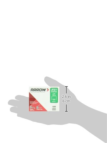 Arrow Fastener 276 Genuine JT21/T27 3/8-Inch Staples, 1,000-Pack