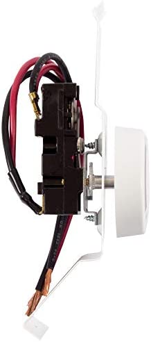 Cadet F Series Double Pole Built-In Baseboard Thermostat (Model: BTF2W, Part: 08734), 22 Amp, 120/208/240 Volt, White