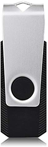 64 GB Flash Drive, Aiibe USB Flash Drive Thumb Drive 64GB Memory Stick Zip Drive Swivel Design Pen Drive Fold Storage Jump Drive 64 G USB 2.0 Black