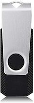 64 GB Flash Drive, Aiibe USB Flash Drive Thumb Drive 64GB Memory Stick Zip Drive Swivel Design Pen Drive Fold Storage Jump Drive 64 G USB 2.0 Black