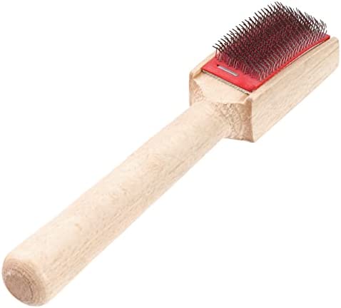 Jmkcoz Dancing Shoes Brush Wooden Suede Sole Shoe Brush Cleaner Cleaning Brush for Modern Latin Dance Shoes Wire Brush