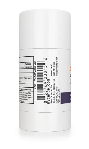 Carpe Clinical Strength Deodorant + Extra Effective Antiperspirant - Clinical Grade Solid Stick - Fresh Linen Scent - Combat Excessive Underarm Sweating + Hyperhidrosis