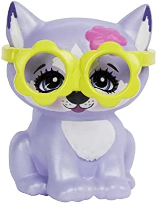 Enchantimals City Tails Hadley Husky Doll (6-in) & Sledder Animal Figure, Small Doll with Removable Skirt & Accessories, Great Gift for Kids Ages 4Y+