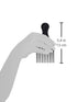 Goody Comb & Lift Hair Pick, Assorted Colors, 3 Count (Pack of 1)