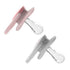 Dr. Brown's Advantage Symmetrical Pacifier with Air Flow and Pacifier Clip - Pink - 2-Pack - 0-6m