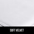 Gorilla Grip Thick Memory Foam Bathroom Toilet Lid Seat Cover, Soft Velvet Topside, Machine Wash, Plush Cushioned Covers Fits Most Size Lids, Decorative Bath Room Accessories, 19.5x18.5, Bright White