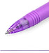Zebra Z-Grip Smooth Ballpoint Pen - 1.0mm - Funky Flame - Stripe Barrel - Blue, Pink, Violet - Pack of 6