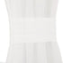 Aquazolax Transparent Sheer French Door Curtain Panel for Window Elegant Solid Voile Rod Pocket Curtain Panel for Glass Door - Set of 2, 54W x 40L, White
