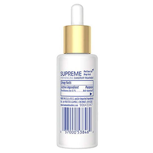 Head & Shoulders Supreme with Argan Oil and Vitamin E, Hydrating Scalp Serum, Fresh, 1.3 Fl Oz