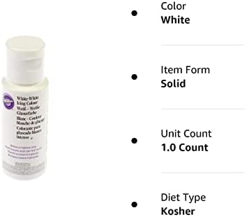Wilton Liquid Color, 2-Ounce, White