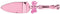 Amscan Pink Baby Shower Cake Server