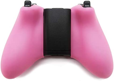 BRHE Cool Silicone Protector Cover Case Anti-Slip Soft Comfort for Xbox 360 Controller Skin (Pink)