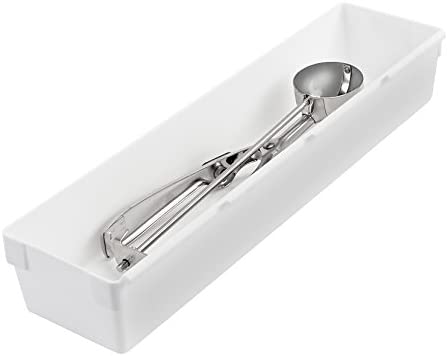 Rubbermaid Drawer Organizer, 12 by 3 by 2-Inch, White