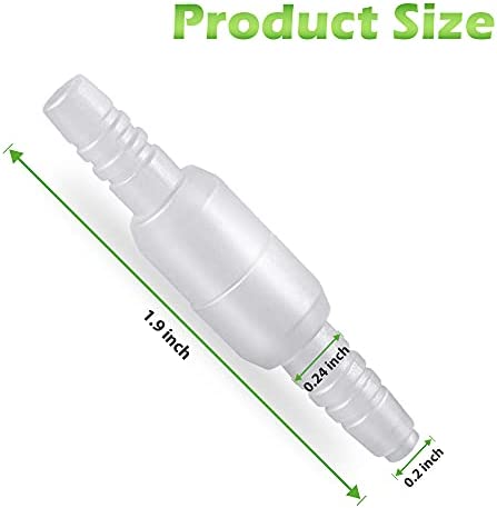 Oxygen Tubing Swivel Connector - 10 PCS Cannula Connectors, Avoid Tube Tangles (Male to Male)