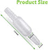 Oxygen Tubing Swivel Connector - 10 PCS Cannula Connectors, Avoid Tube Tangles (Male to Male)