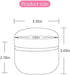 Topwon Body Powder Container with Powder Puff for Baby Women Talc Free Dusting Loose Powder Case Home Travel Powder Box (Colorful)